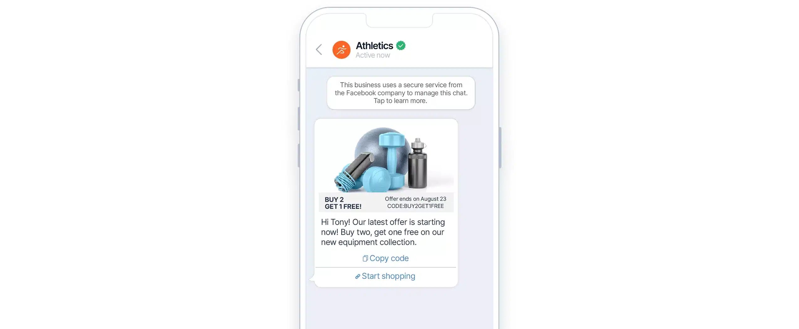 Pepi Digital WhatsApp message promoting flash sale with quick reply button 